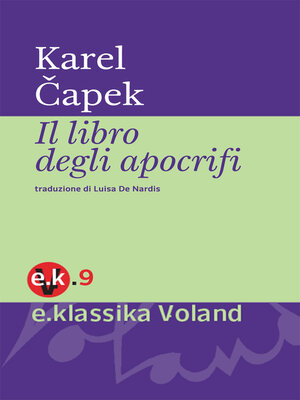 cover image of Il libro degli apocrifi